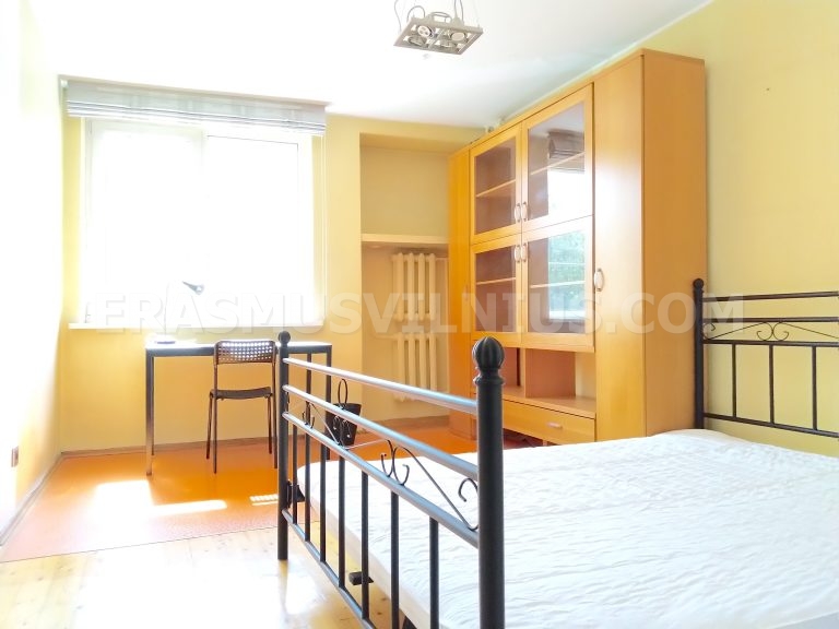 Aussicht vom Balkon über die Nachbarschaft der Altstadt von Vilnius