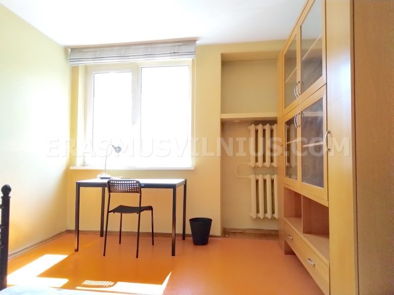 Balkonblick von Wohnung 1, Kauno gatvė in der Altstadt von Vilnius